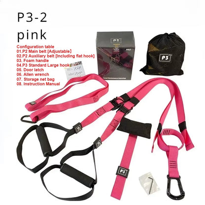 New 1 Set Suspension Training Strap Fitness Strength Power Suspension Trainer Yoga Strap Wall Mount Professional Trx Tensioner